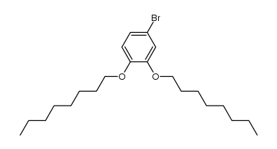 4-bromo-1,2-bis(n-octyloxy)benzene结构式