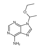 9-(1-ethoxyethyl)purin-6-amine结构式