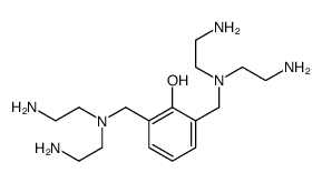 2,6-bis[[bis(2-aminoethyl)amino]methyl]phenol Structure