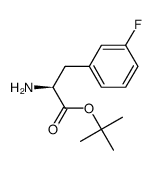 (S)-3-(3’-氟苯基)丙氨酸 叔丁酯结构式