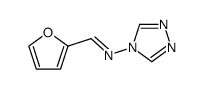 N-[(2-furanyl)methylene]-4H-1,2,4-triazole-4-amine结构式