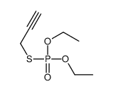 2-Propyne-1-thiol, S-ester with o,o-diethyl phosphorothioate Structure