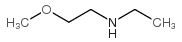 N-(2-甲氧乙基)乙胺结构式