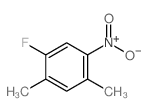 1-氟-2,4-二甲基-5-硝基苯结构式