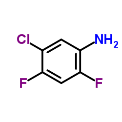 5-氯-2,4-二氟苯胺结构式