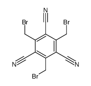 2,4,6-tris(bromomethyl)benzene-1,3,5-tricarbonitrile结构式