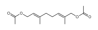 trans,trans-2,6-dimethyl-2,6-octadiene-1,8-diol diacetate Structure