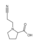 Proline, 1-(2-cyanoethyl)- (9CI) Structure