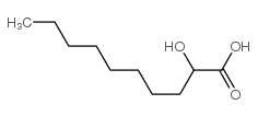 (±)-2-羟基月桂酸结构式