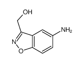 1,2-Benzisoxazole-3-methanol,5-amino-(9CI) Structure