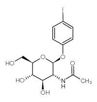 N-[(2S,3R,4R,5S,6R)-4,5-dihydroxy-6-(hydroxymethyl)-2-(4-iodophenoxy)oxan-3-yl]acetamide结构式