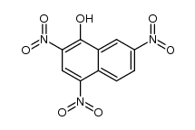 2,4,7-trinitro-1-naphthalenol Structure