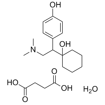 琥珀酸去甲文拉法辛结构式