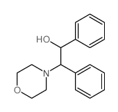 2-morpholin-4-yl-1,2-diphenyl-ethanol结构式