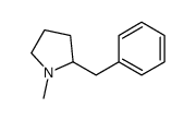 2-benzyl-1-methylpyrrolidine Structure