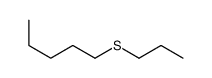 1-propylsulfanylpentane结构式