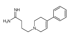 4-(4-phenyl-3,6-dihydro-2H-pyridin-1-yl)butanimidamide结构式