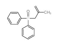 (2-methylprop-2-enyl-phenyl-phosphoryl)benzene结构式