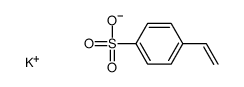 potassium,4-ethenylbenzenesulfonate Structure