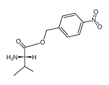 L-valine p-nitrobenzyl ester Structure