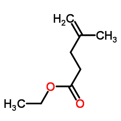 Ethyl 4-methyl-4-pentenoate Structure