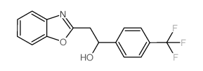 2-苯并噁唑-2-基-1-(4-三氟甲基苯基)-乙醇结构式