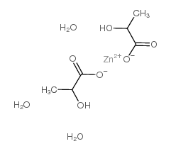 ZINC LACTATE TRIHYDRATE structure
