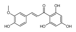 2',4,4',6'-tetrahydroxy-3-methoxychalcone结构式