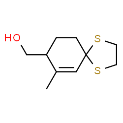 (7-METHYL-1,4-DITHIA-SPIRO(4.5)DEC-6-EN-8-YL)-METHANOL Structure