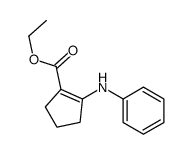 ethyl 2-anilinocyclopentene-1-carboxylate Structure
