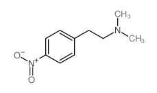 Benzeneethanamine,N,N-dimethyl-4-nitro- structure