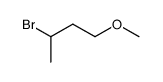 (3-bromo-butyl)-methyl ether Structure