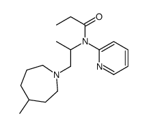 N-[1-(4-methylazepan-1-yl)propan-2-yl]-N-pyridin-2-ylpropanamide Structure