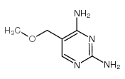 2,4-Diamino-5-methoxymethylpyrimidine结构式