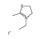 3-乙基-2-甲基-2-噻唑碘化物结构式