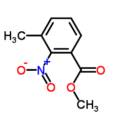 3-甲基-2-硝基苯甲酸甲酯结构式