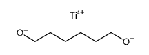 titanium bis(hexane-1,6-diolate) Structure