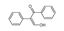 (Z)-3-hydroxy-1,2-diphenylprop-2-en-1-one结构式