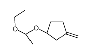 Cyclopentane, 1-(1-ethoxyethoxy)-3-methylene-, (1S)- (9CI)结构式