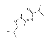 1,1-dimethyl-3-(5-propan-2-yl-1,2-oxazol-3-yl)urea Structure