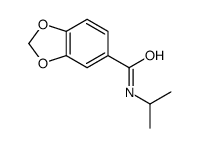 N-propan-2-yl-1,3-benzodioxole-5-carboxamide Structure