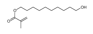 10-hydroxydecyl 2-methylprop-2-enoate structure