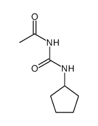 Acetamide, N-[(cyclopentylamino)carbonyl]- (9CI) Structure