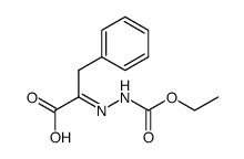 2-ethoxycarbonylhydrazono-3-phenyl-propionic acid结构式