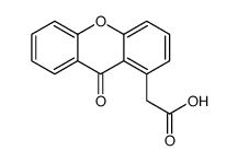 2-(9-oxoxanthen-1-yl)acetic acid Structure