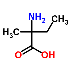 (S)-2-AMINO-2-METHYLBUTYRIC ACID structure