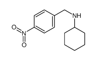 N-(4-nitrobenzyl)cyclohexanamine结构式