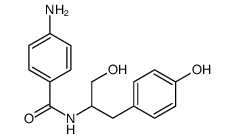 4-amino-N-[1-hydroxy-3-(4-hydroxyphenyl)propan-2-yl]benzamide结构式