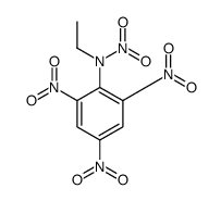 N-ethyl-N-(2,4,6-trinitrophenyl)nitramide Structure