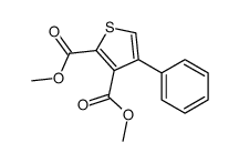 dimethyl 4-phenylthiophene-2,3-dicarboxylate结构式